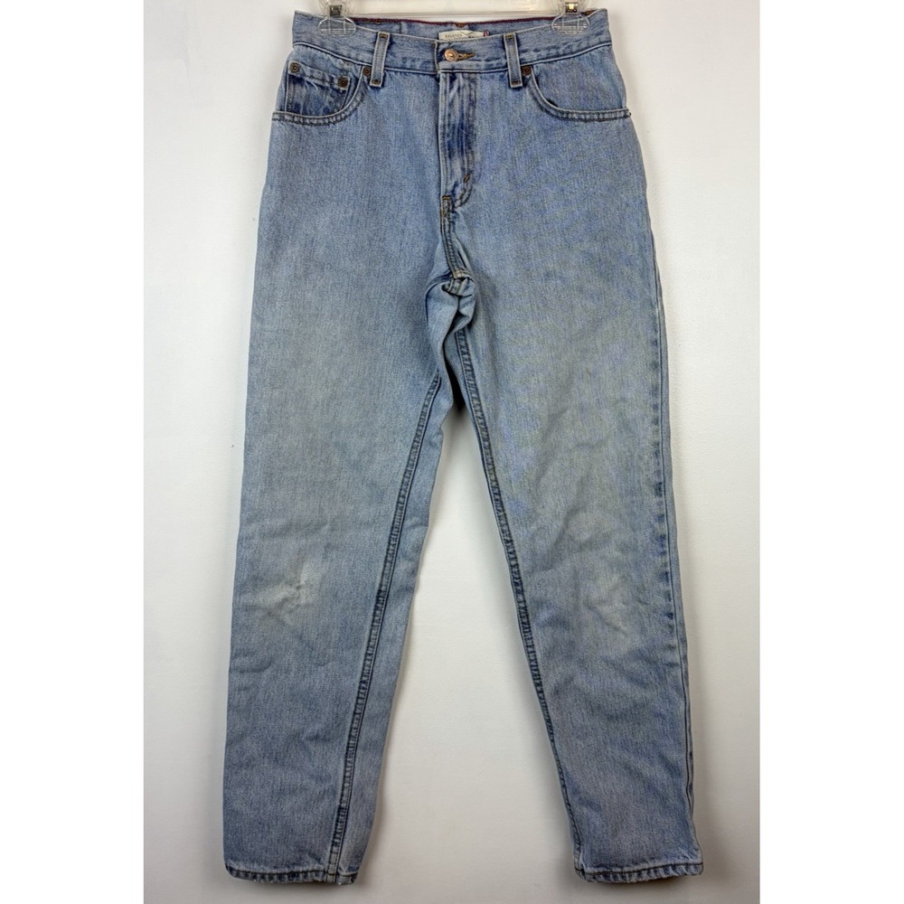 Levis 550 Jeans Womens 6 Medium Blue Cotton Relaxed Tapered Fit Casual Read